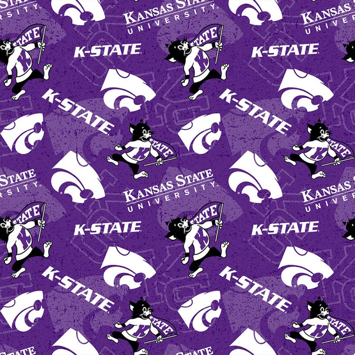 27" x 44" Kansas State University, K-State Wildcats Fabric