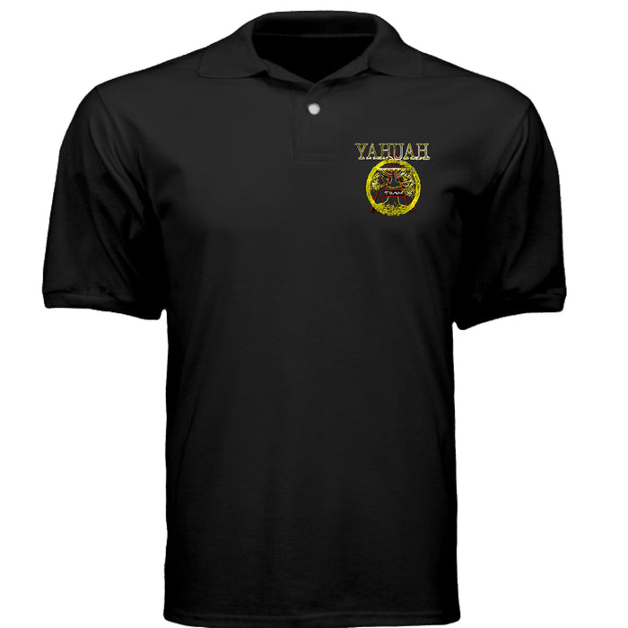 Black / S / Jerzees 437 Adult 5.6 oz., SpotShield Jersey Polo