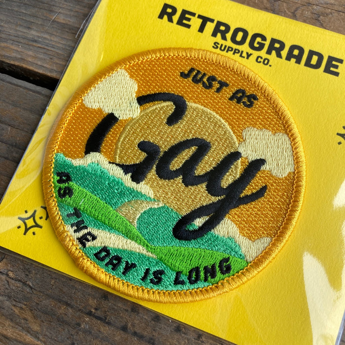 "As Gay as the Day is Long" Patch