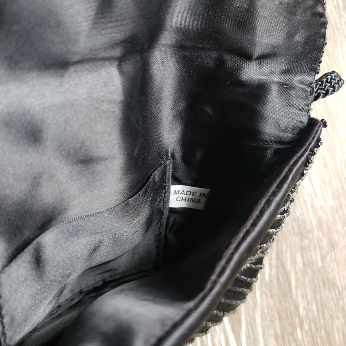 Beaded Black Purse