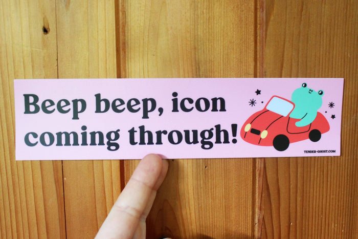 Beep Beep Bumper Sticker