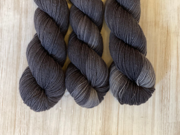 Black Truffle- 100% American Superwash Merino Rose Sport