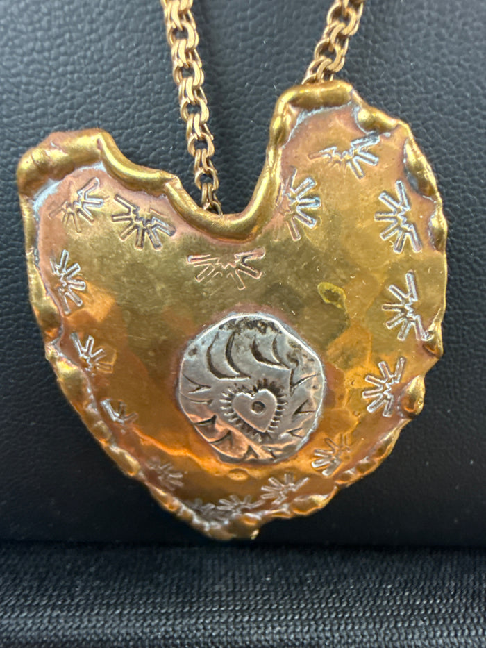 Brenda Peo Handcrafted Signed Necklace