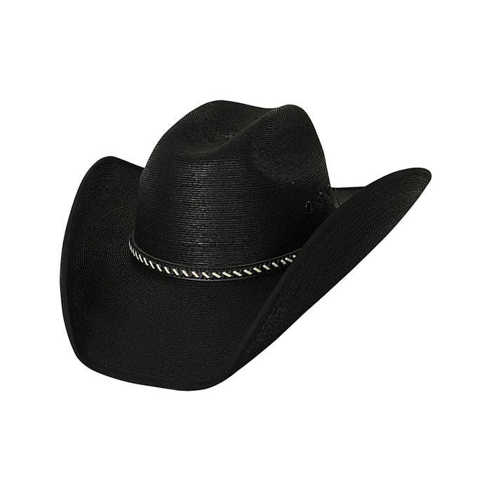 Bullhide Country Strong Black Palm Leaf Hat