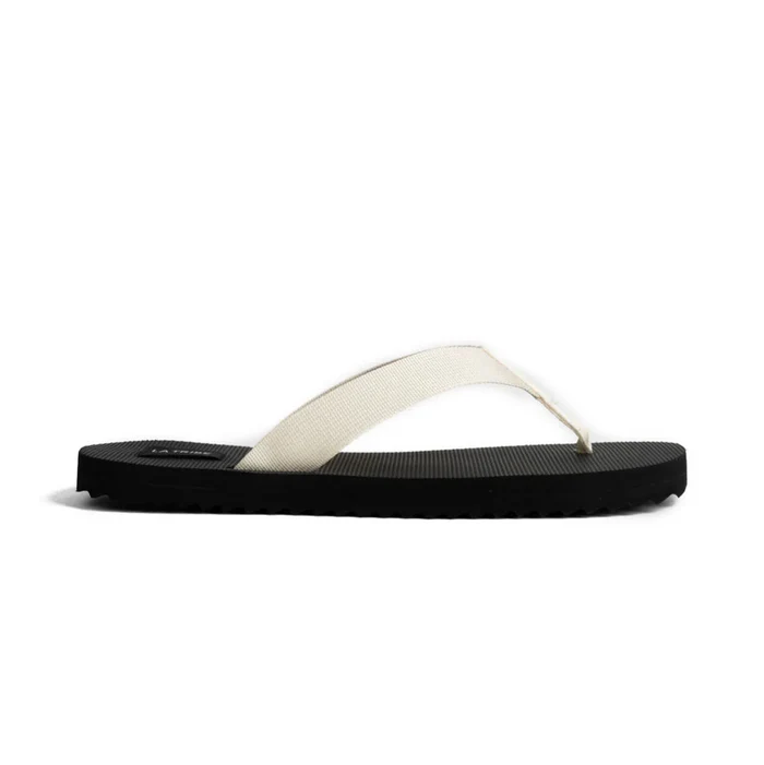 Canvas Thong | Cream