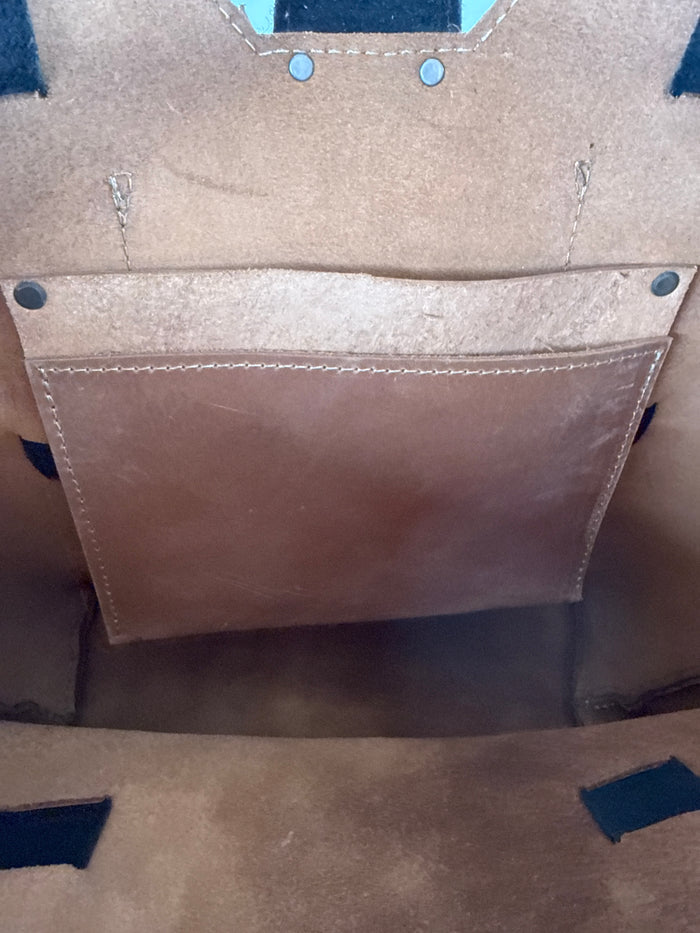 Chain Bridge Large Leather Bag