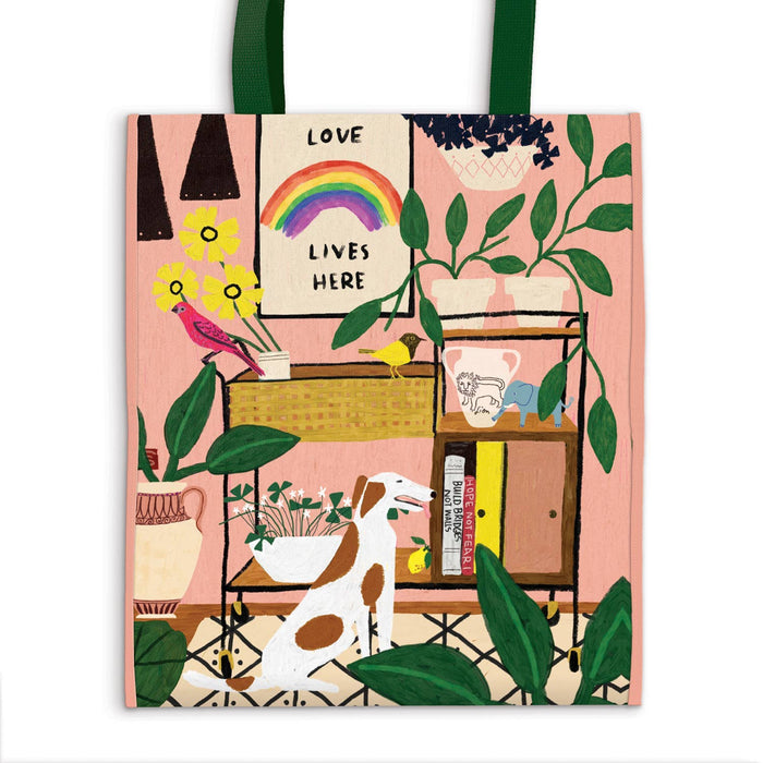 Chronicle Books - Love Lives Here Reusable Shopping Bag