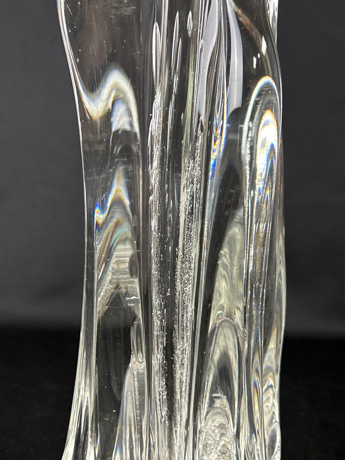 MCM Cofrac Art Verrier Crystal Sculpture