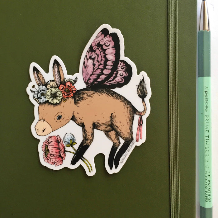 Donkey Fairy Sticker