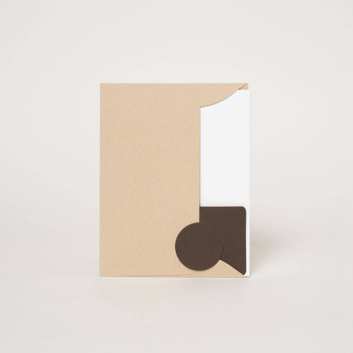 Egg Press Manufacturing - Birthday Dog & Cat Party Letterpress Greeting Card by Egg Press: Paper tab