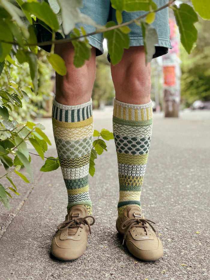 Fiddlehead Knee Socks