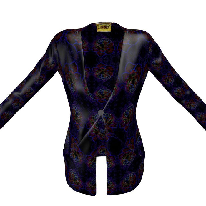 Floral Embosses (01): Nocturnal Sanctuary | Jersey Cardigan
