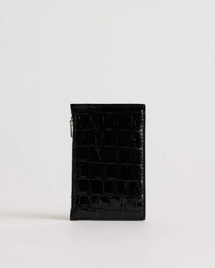 Frank Cardholder | Black Croc