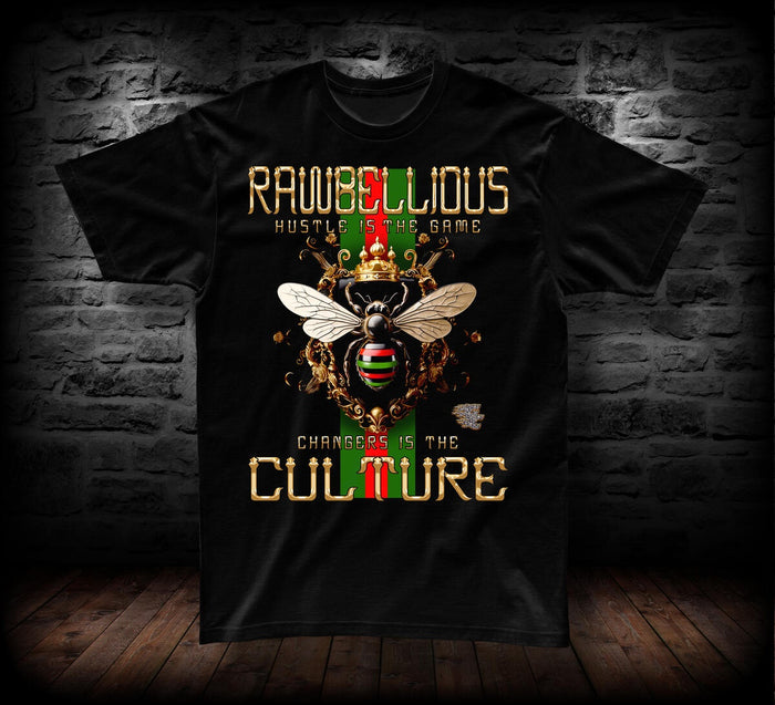 Game Changers Butterfly Culture Black Tee, a stylish and comfortable t-shirt featuring a unique butterfly design