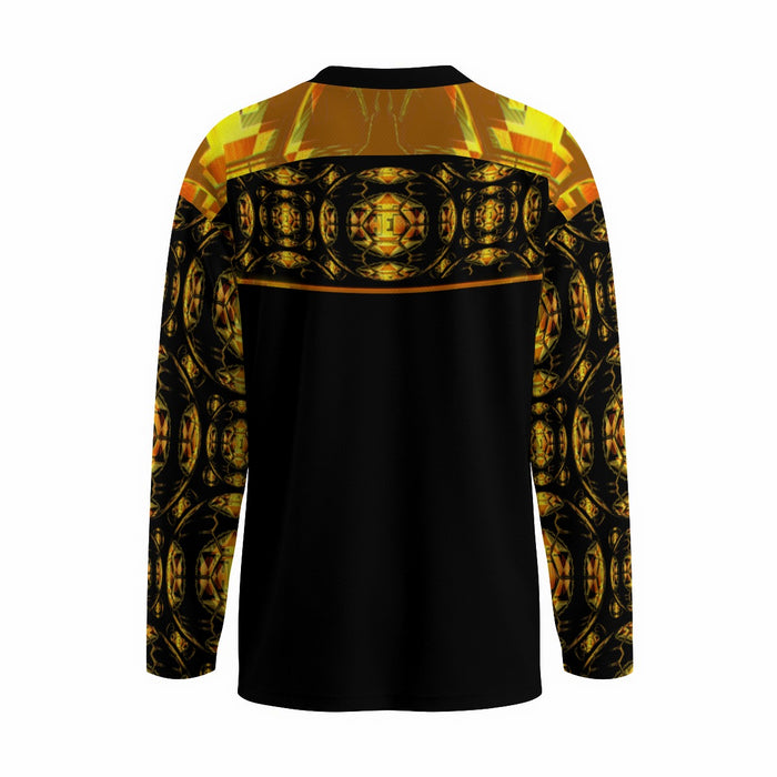 Hebrew World™ (01–03) — Sacred Stillness Psalm 46:10™ | Men's Hockey Jersey
