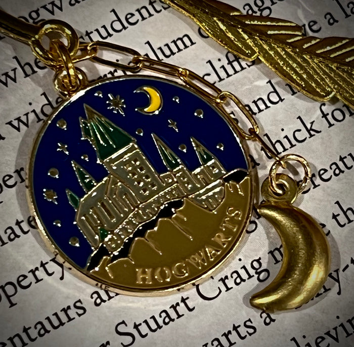 Hogwarts Castle Nighttime Bookmark