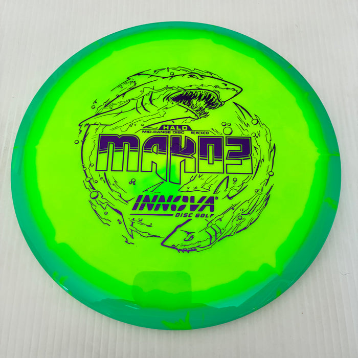 Teal Halo with DayGlo Plate/Purple Stamp/176g