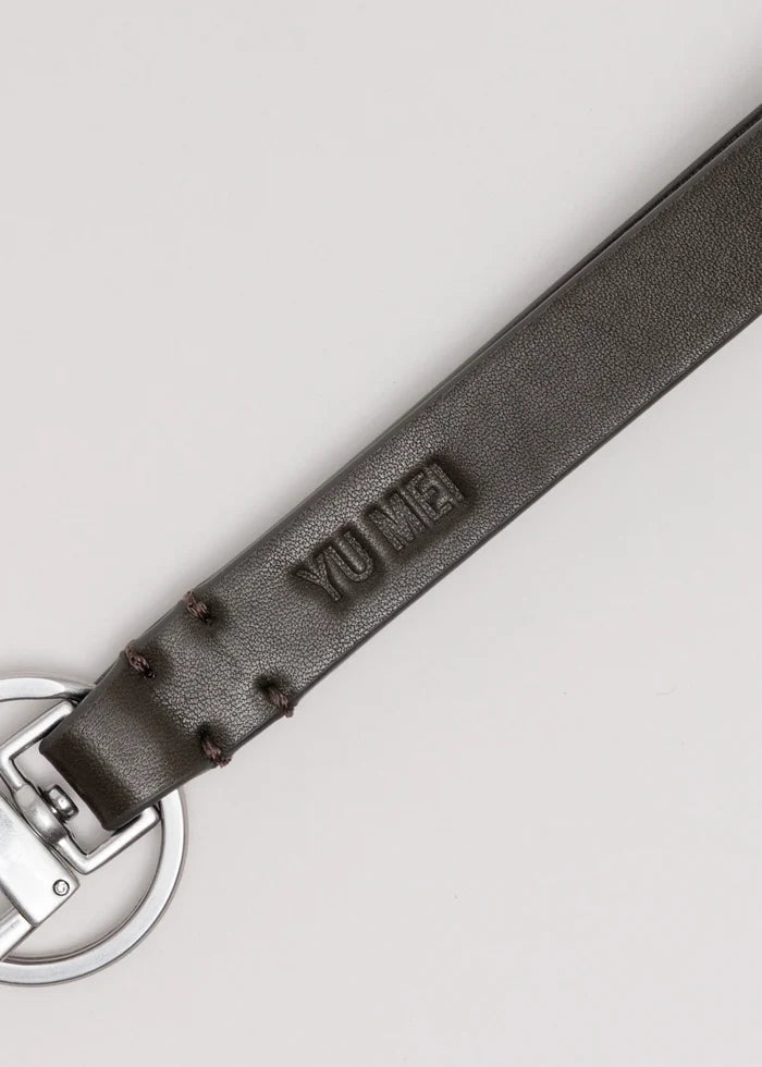 Key Fob | Black Olive Lambskin