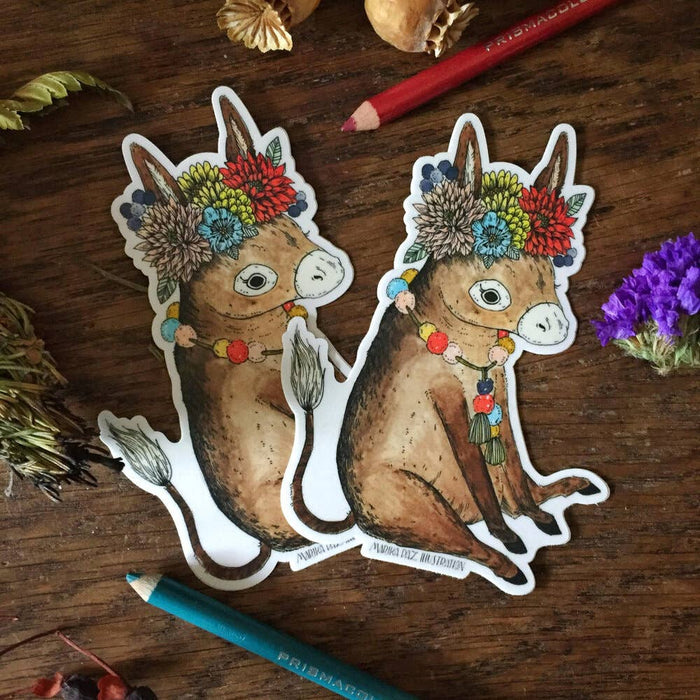 Marika Paz - Little Burro Sticker