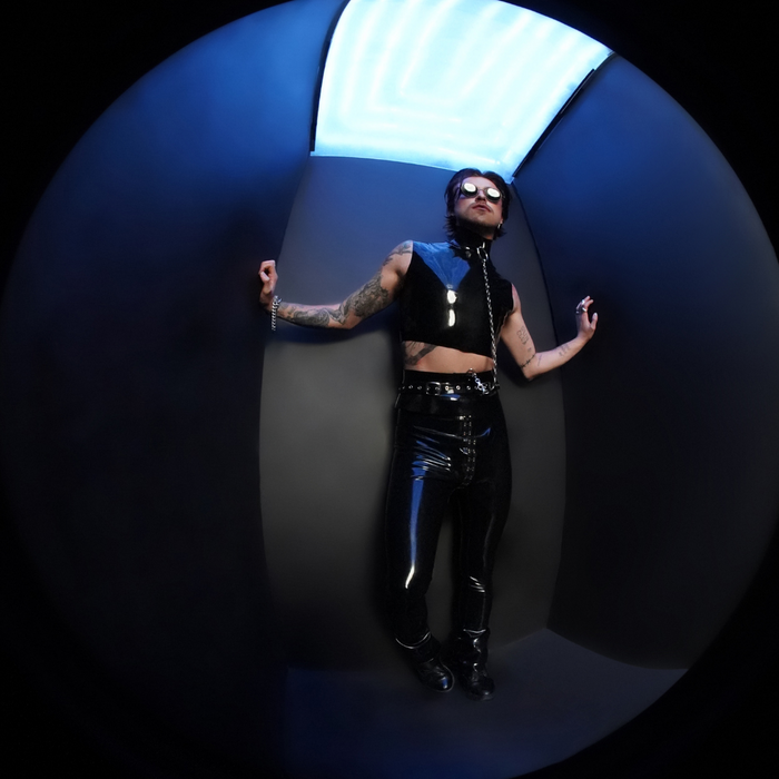 Mens Ring Collar Belt - Vex Inc. | Latex Clothing