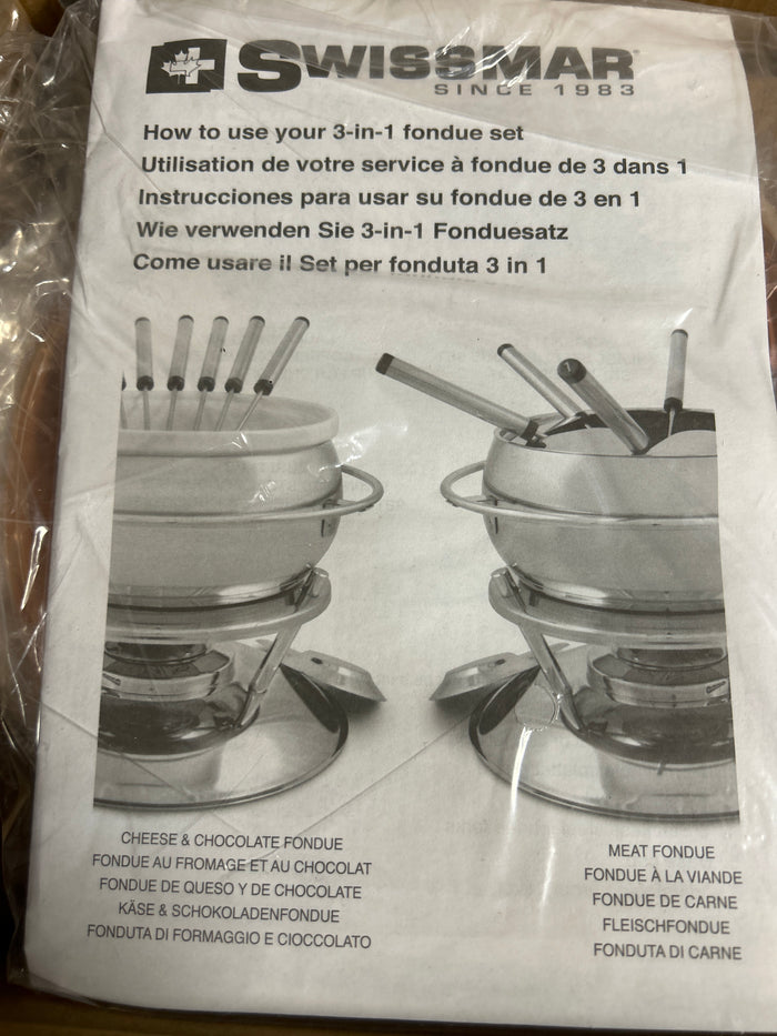 NIB Swissmar Lausanne 11 Piece Fondue Set