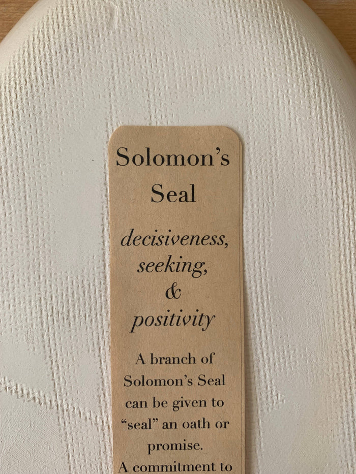 Oval Platter: Solomons Seal