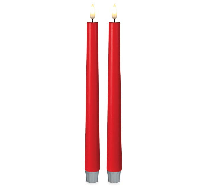 Patria 11 Inch LED Taper Set Red