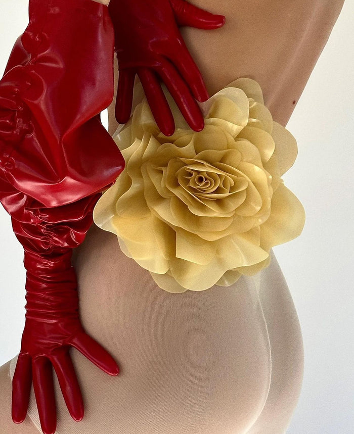 Extreme Flower Wrap Choker Apparel & Accessories - Vex Inc. | Latex Clothing