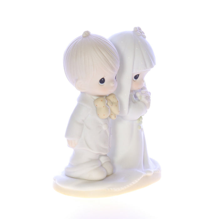 Precious_Moments_E-3114_The_Lord_Bless_You_And_Keep_You_Wedding_Figurine_1979_Box Front Right View