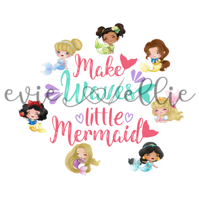 Princess Mermaids Sub - Multiple Colors