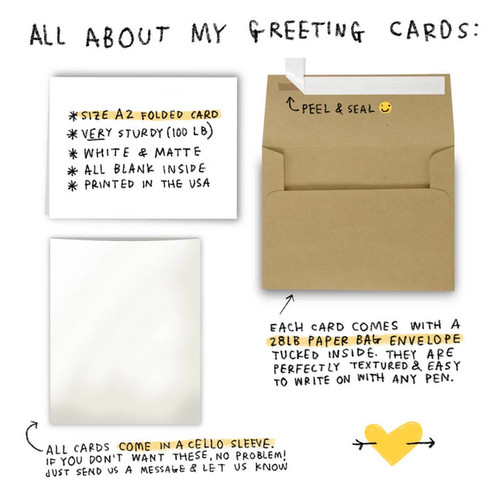 RANI BAN CO - BEING A HUMAN PERSON IN THIS WORLD IS NOT EASY Greeting Card
