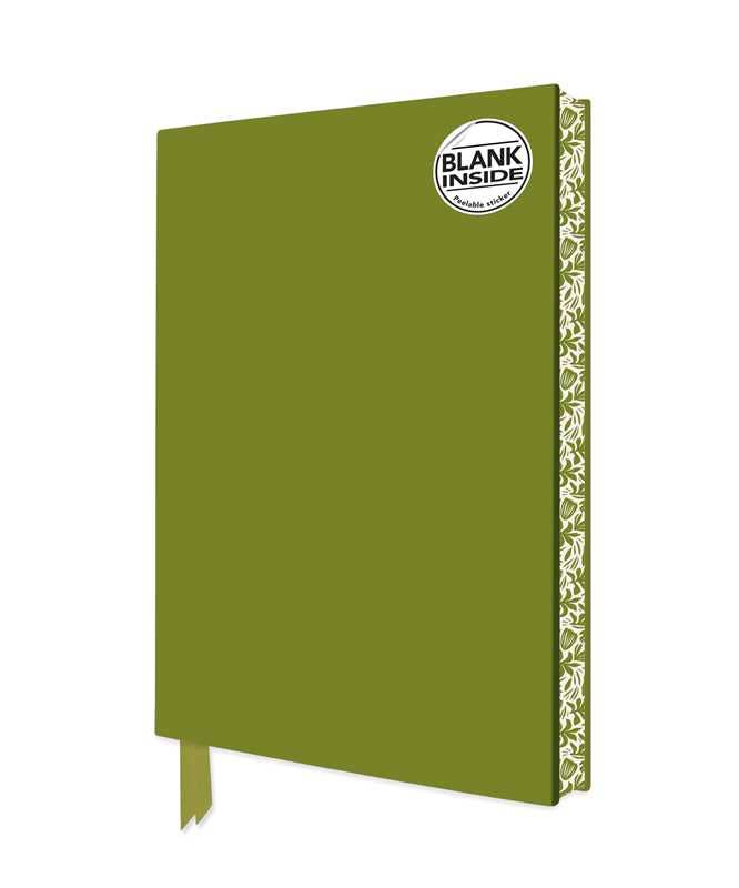 Simon & Schuster - Sage Green Blank Artisan Notebook (Flame Tree Journals) by: Notebook / blank book; 176 pages / English