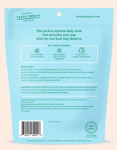 Small Brushy Sticks Dental Bars 13oz