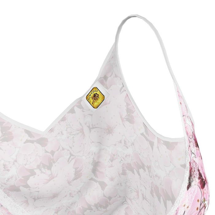 TRP Floral Prints (01): Sakura Symphony (01-01) | Lace Trim Cami