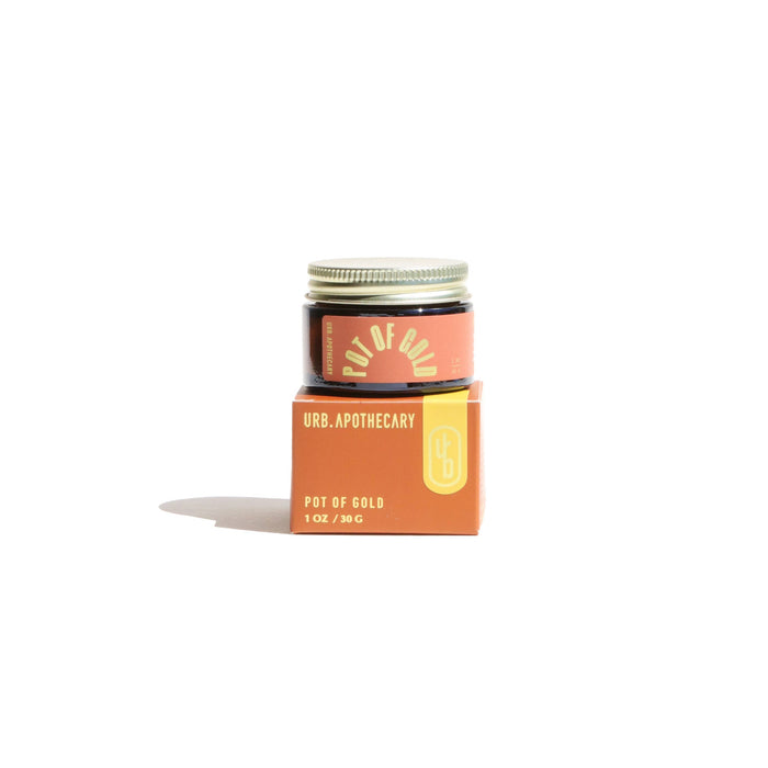 Urb Apothecary - Pot of Gold Regenerative Face Balm – Sun Damage Repair: 16.4 GRAMS (.5 OZ) GLASS JAR