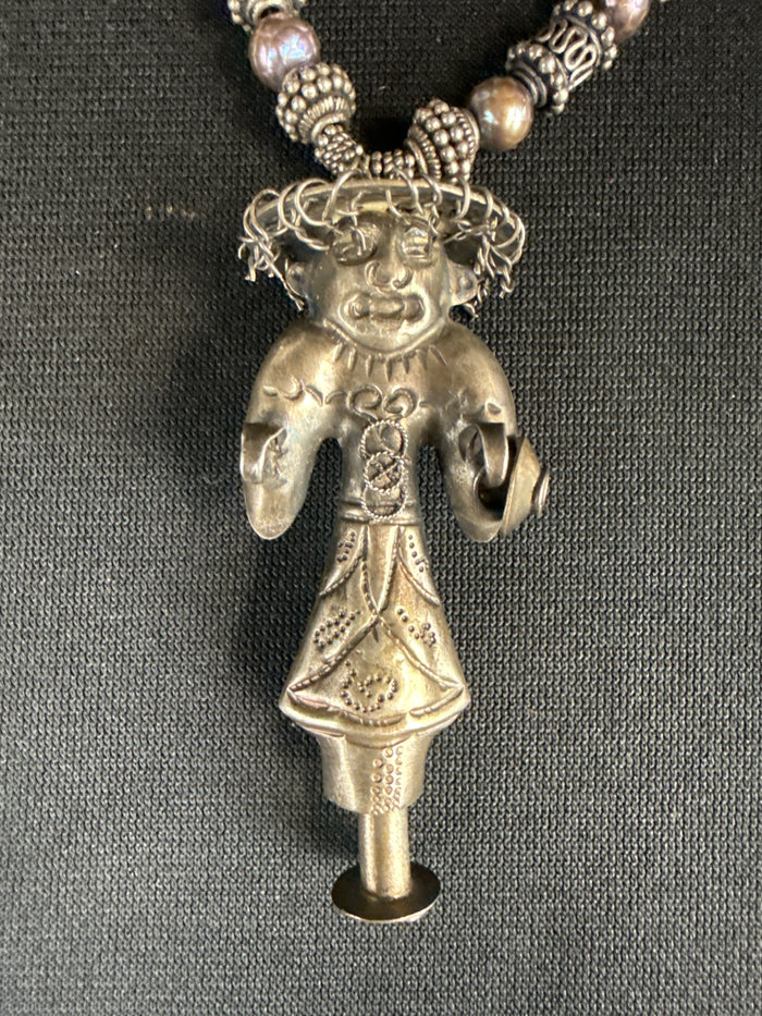 VTG. Asian Man Needle Holder