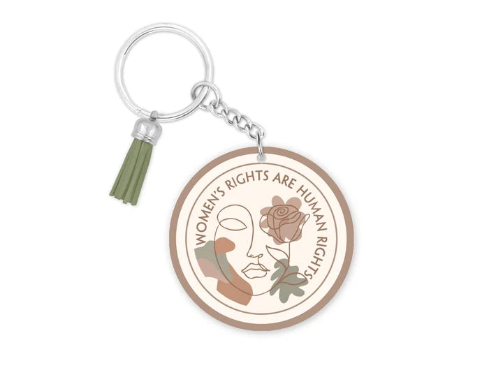 Women’s Rights Are Human Rights | Novelty Keychain