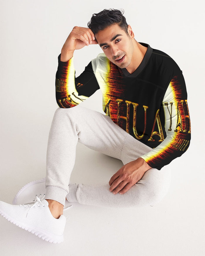 Yahuah: Master of Hosts (01-03) | Men's Long Sleeve Jersey Tee