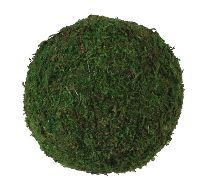 6" Diameter Decorative Round Moss Balls-Pack of 4