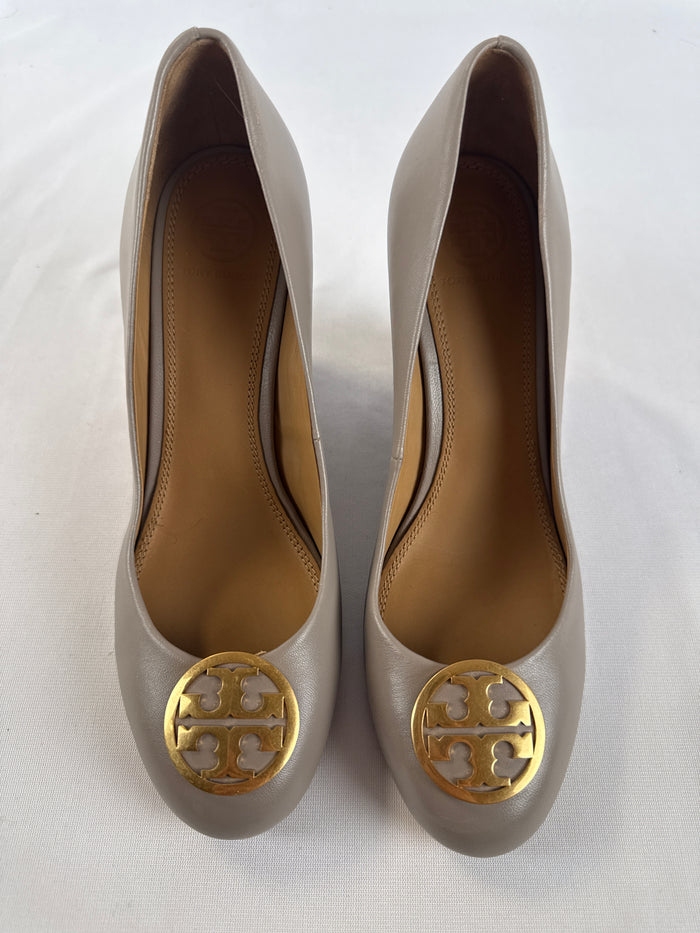 Tory Burch 7 1/2 Leather Wedge Heel
