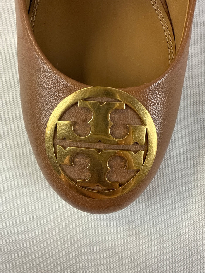 Tory Burch 7 1/2 Leather Wedge Heel