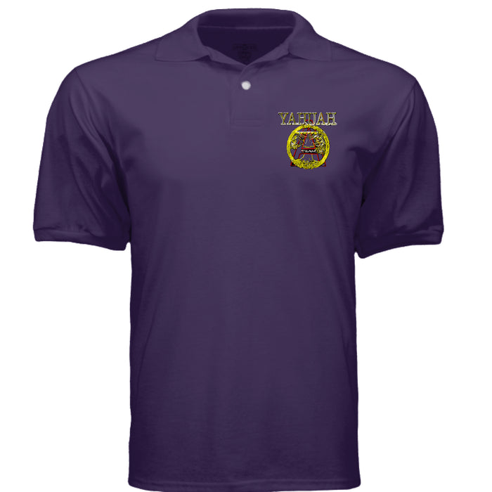 Purple / S / Jerzees 437 Adult 5.6 oz., SpotShield Jersey Polo