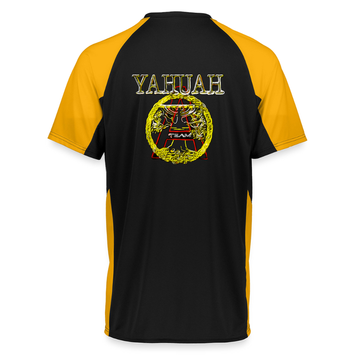 A-Team 01-01 Designer Augusta Sportswear Unisex Cutter Jersey (16 colors) - black/gold