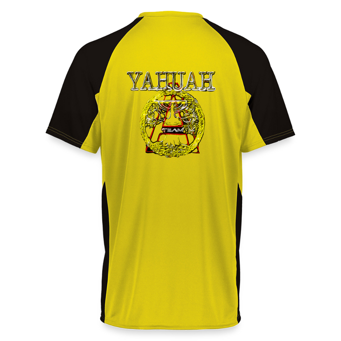 A-Team 01-01 Designer Augusta Sportswear Unisex Cutter Jersey (16 colors) - power yellow/black