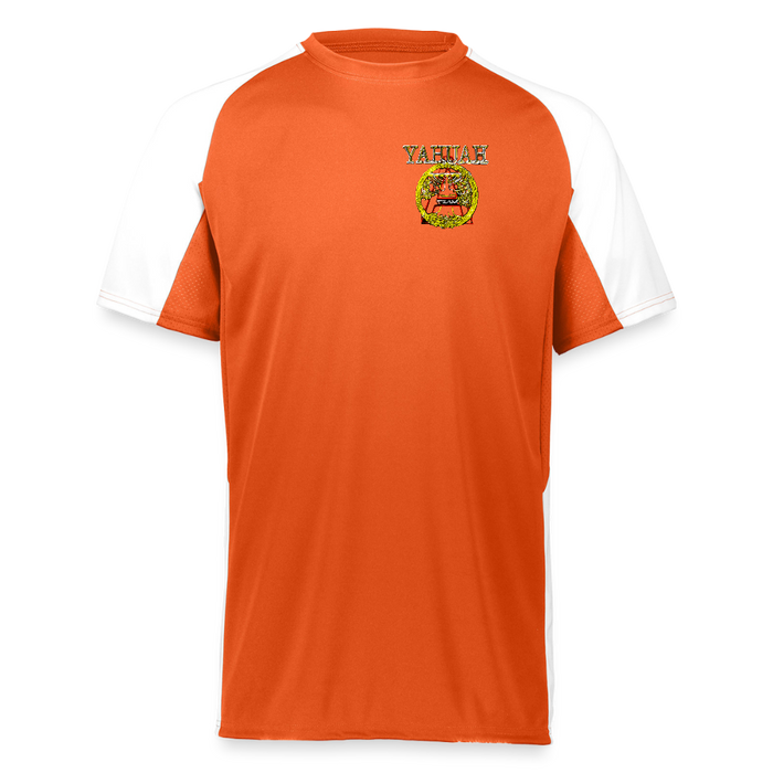 A-Team 01-01 Designer Augusta Sportswear Unisex Cutter Jersey (16 colors) - orange/white