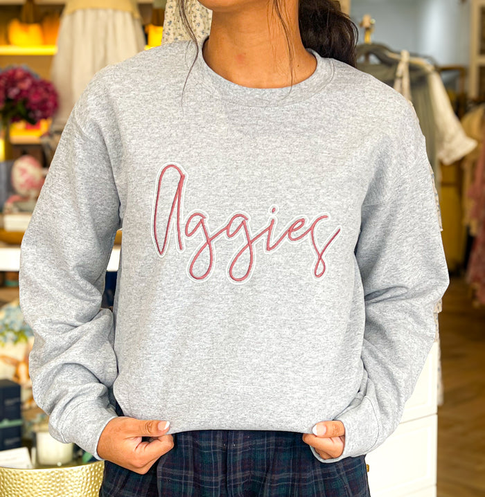 Aggies Embroidered Sweatshirt