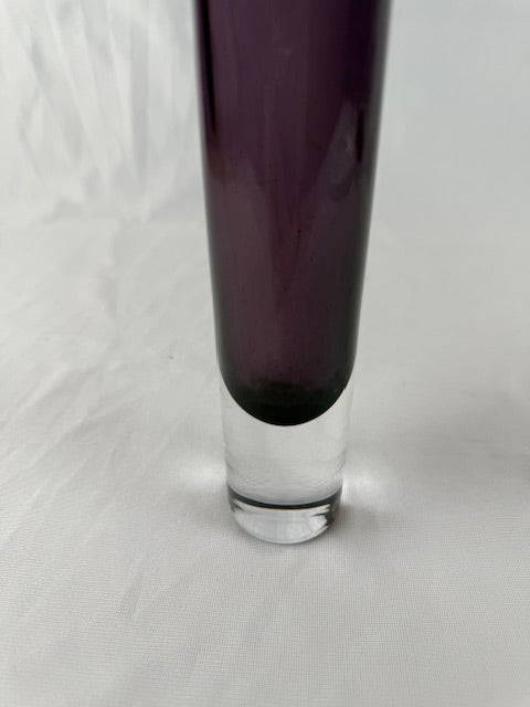 Amethyst Art Glass Vase
