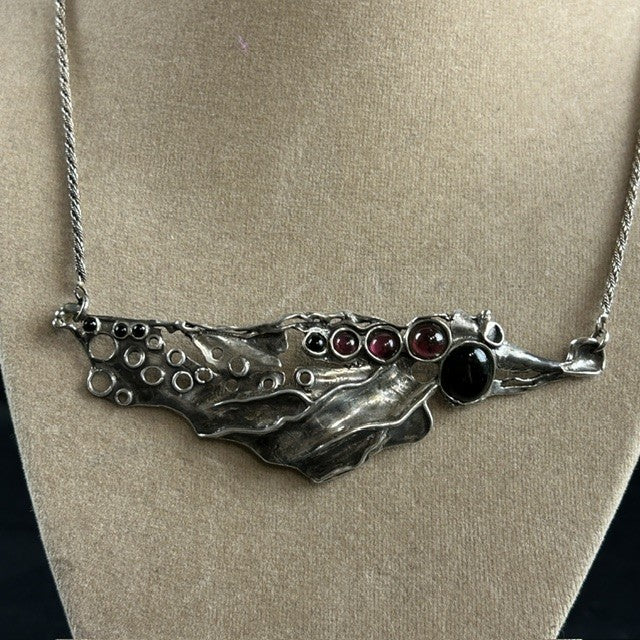 Amir Poran Bohemian Sterling Silver Necklace