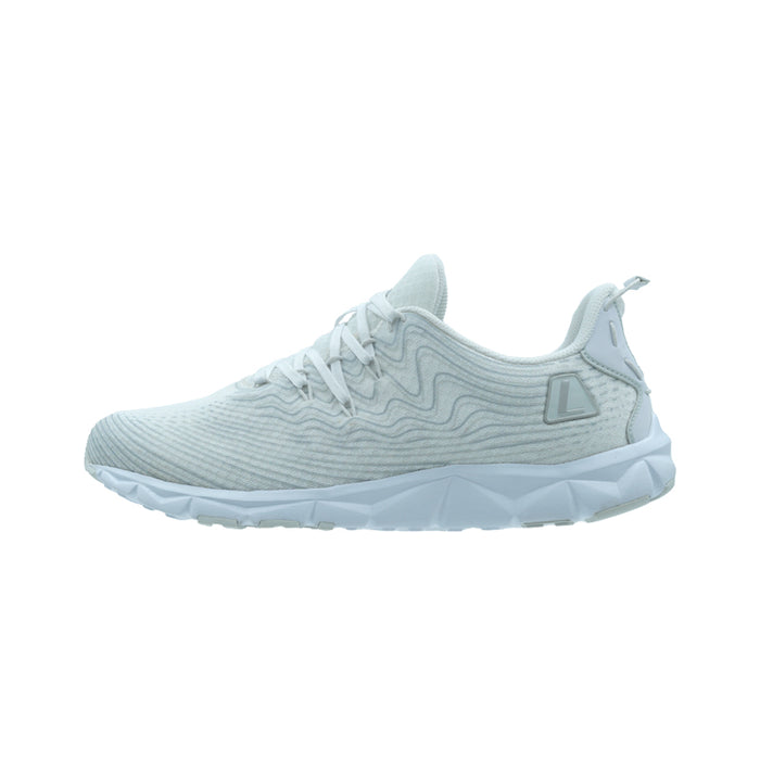 AMP White/Grey Sepatu Lari Unisex