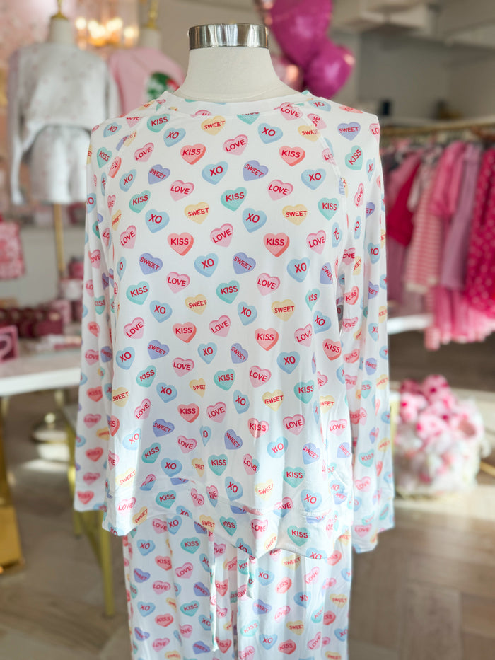 Annie Candy Hearts PJ Pant Set